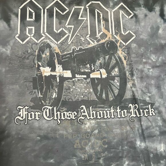 LIQUID BLUE AC/DC For Those About To Rock t-shirt tie-dyed - Awesome Graphics !! - Picture 2 of 4